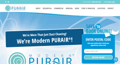 Desktop Screenshot of modernpurair.com